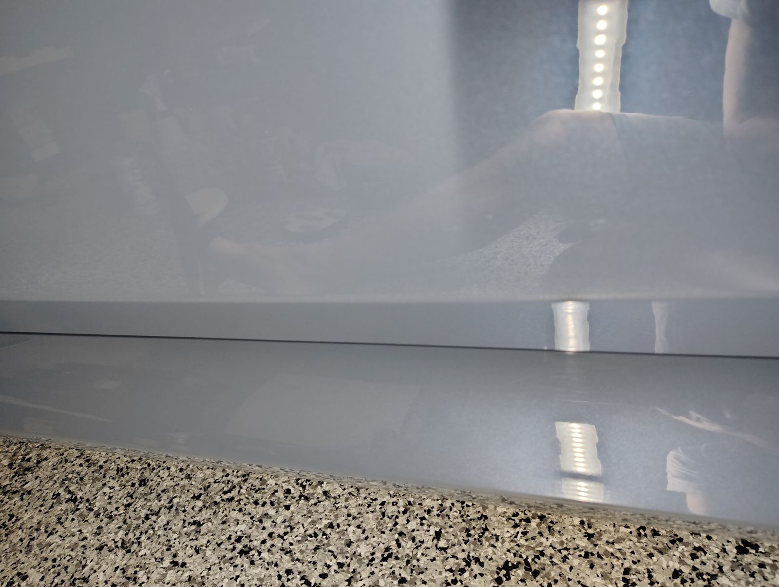 Acura with crystal clear, restored headlight and ceramic coating - after