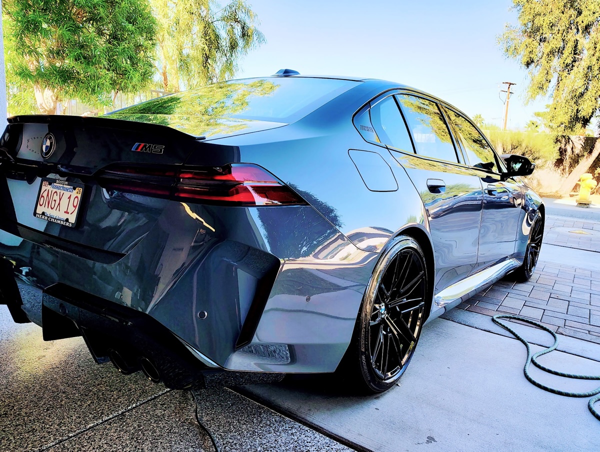 Professional ceramic coating work